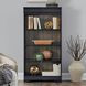 Meritage Aged Charcoal and Caramel 60" Bookcase
