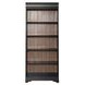 Meritage Aged Charcoal and Caramel 72" Bookcase
