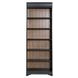 Meritage Aged Charcoal and Caramel 84" Bookcase