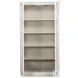Edgar Allan Whitewash Bookcase
