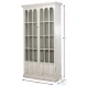 Edgar Allan Whitewash Bookcase