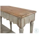 Chantal Natural And Sage Console Table