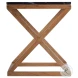 Braylon Black Marble Top End Table