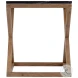 Braylon Black Marble Top End Table