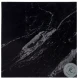 Braylon Black Marble Top End Table