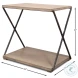 Nathanial Flaky Pine Side Table
