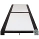 Ridged Black And White Rectangular Coffee Table