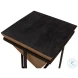 Hardy Tan And Black End Table