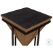 Hardy Tan And Black End Table