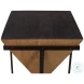 Hardy Tan And Black End Table