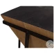 Hardy Tan And Black End Table