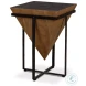 Hardy Tan And Black End Table