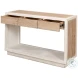 Connor Antique White And Weathered Center Drawer Console