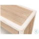 Connor Antique White And Weathered Center Drawer Console
