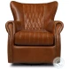 Bugatti Vintage Havana Swivel Chair