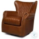 Bugatti Vintage Havana Swivel Chair