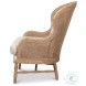 Randolph Natural Wingback Chair