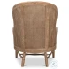 Randolph Natural Wingback Chair