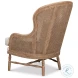 Randolph Natural Wingback Chair