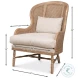 Randolph Natural Wingback Chair