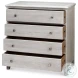 Burton Moonskin 4 Drawer Commode