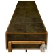 Shagreen Leaf Green Console Table