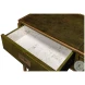 Shagreen Leaf Green Console Table