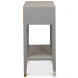 Gabriella Storm Grey 1 Drawer Nightstand