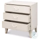 Willow Antique White 3 Drawer Commode