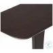 Patton Cocoa Brown Pedestal Table