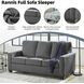 Rannis Pewter Full Sofa Sleeper