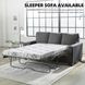 Rannis Pewter Full Sofa Sleeper