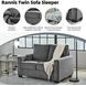 Rannis Pewter Twin Sofa Sleeper