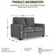 Rannis Pewter Twin Sofa Sleeper