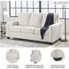Rannis Snow Full 76" Sofa Sleeper