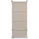 Zoey Antique White Bookcase
