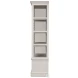 Zoey Antique White Bookcase
