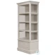 Zoey Antique White Bookcase