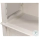Zoey Antique White Bookcase