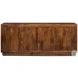 Megan Medium Brown And Black Sideboard