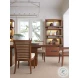 Ocean Club Sun Drenched Sienna Peninsula Extendable Dining Table