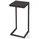 Kilmer Coffee And Black Metal Accent Table