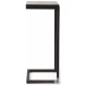 Kilmer Coffee And Black Metal Accent Table