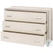 Textures Ivory 3 Drawer Commode