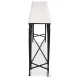 Nathaniel Elegance Antique Black And Off White 80" Console Table