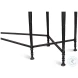 Nathaniel Elegance Antique Black And Off White 80" Console Table