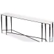 Nathaniel Elegance Antique Black And Off White 80" Console Table