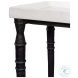 Nathaniel Elegance Antique Black And Off White 80" Console Table