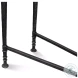 Nathaniel Elegance Antique Black And Off White 60" Console Table