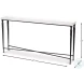 Nathaniel Elegance Antique Black And Off White 60" Console Table